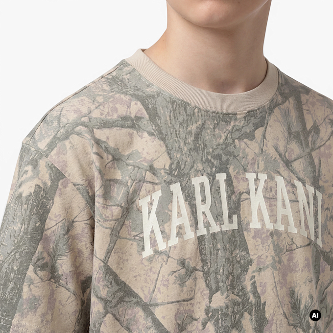 Karl Kani Heritage Wood Camo T-Shirt Junior camouflage 96082 3