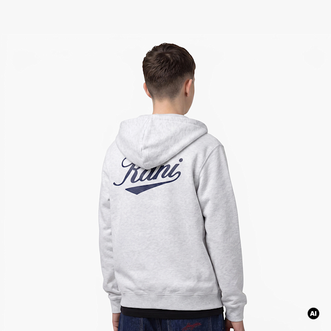 Karl Kani Signature Zip Hoodie szary 96126 2