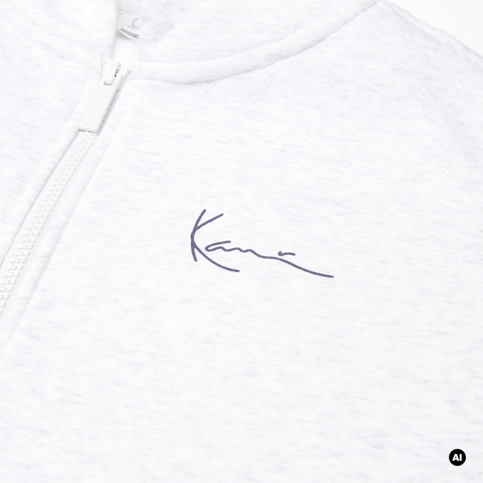 Karl Kani Signature Zip Hoodie grigio 96126 3