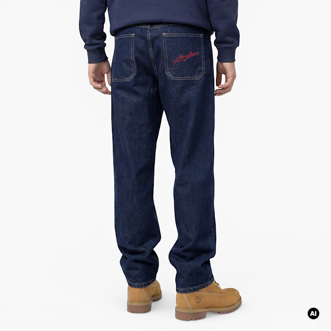 Karl Kani OG Rinsed Jeans Junior blauw 96067 2