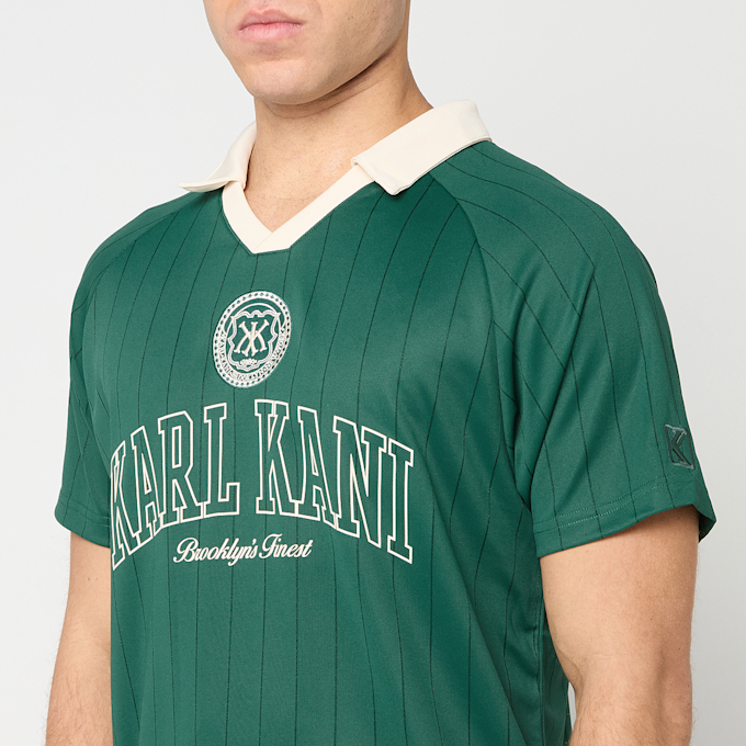 Karl Kani Heritage Emblem Shadow Pinstripe Soccer Jersey groen 96118 3