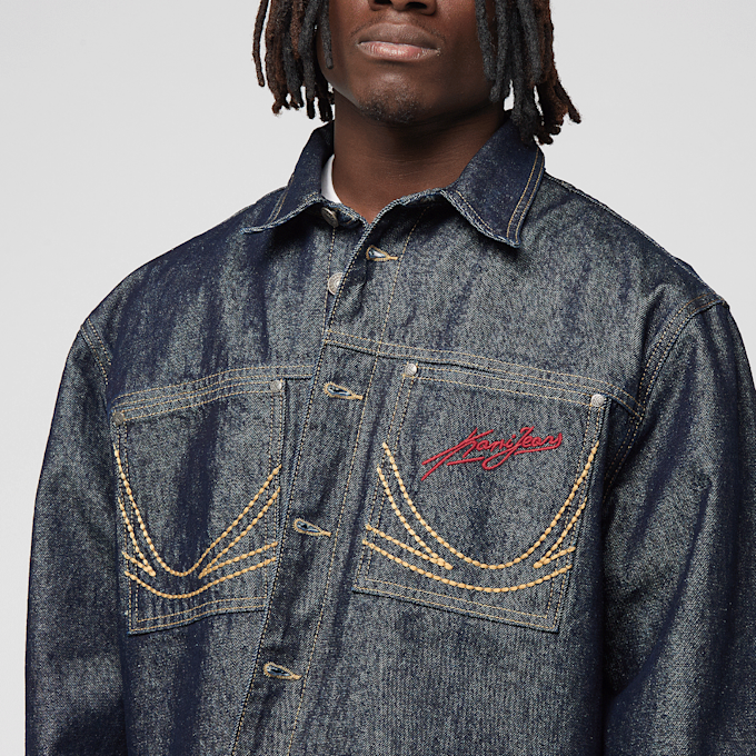 Karl Kani Kani Jeans Cropped Rinsed Denim Jacket azul 96138 3