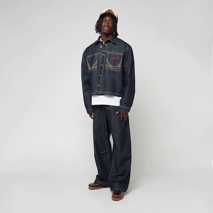 Karl Kani Kani Jeans Cropped Rinsed Denim Jacket azul 96138 4