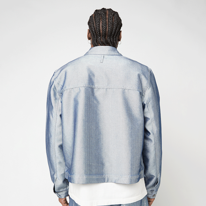 Karl Kani Jeans Cropped Silver Denim Jacket grigio 96070 2