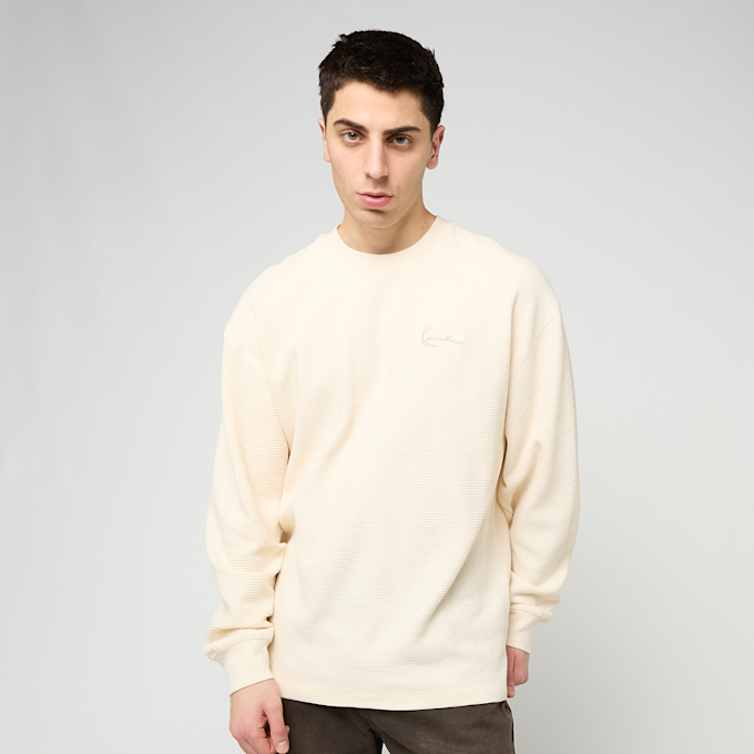 Karl Kani Signature  Waffle Longsleeve bež 96090 1