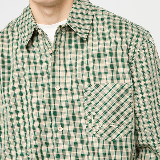 Karl Kani Signature Check Boxy Shirt zelena 96094 3