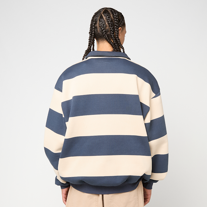 Karl Kani Heritage Stripe Oversized Rugby Shirt bleu 96072 2
