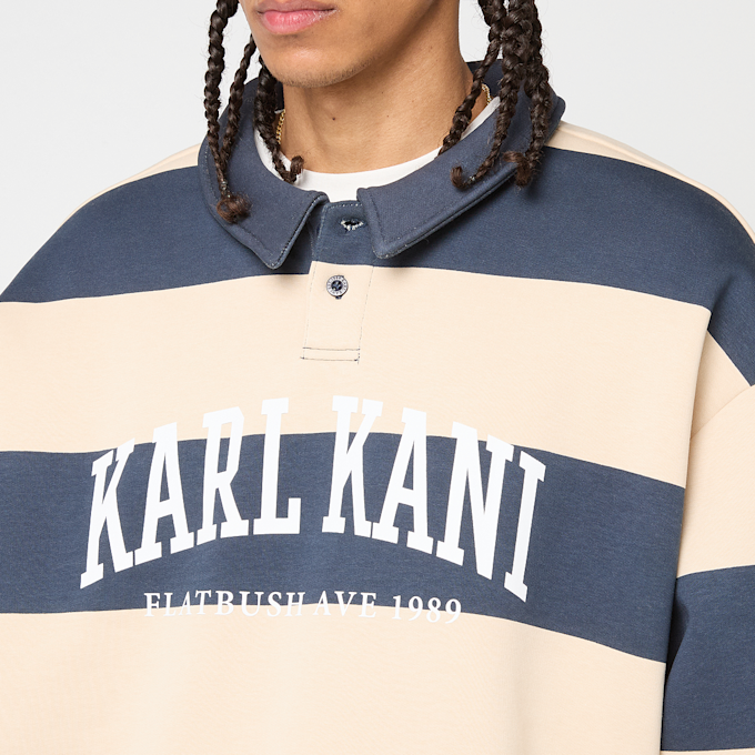 Karl Kani Heritage Stripe Oversized Rugby Shirt azul 96072 3