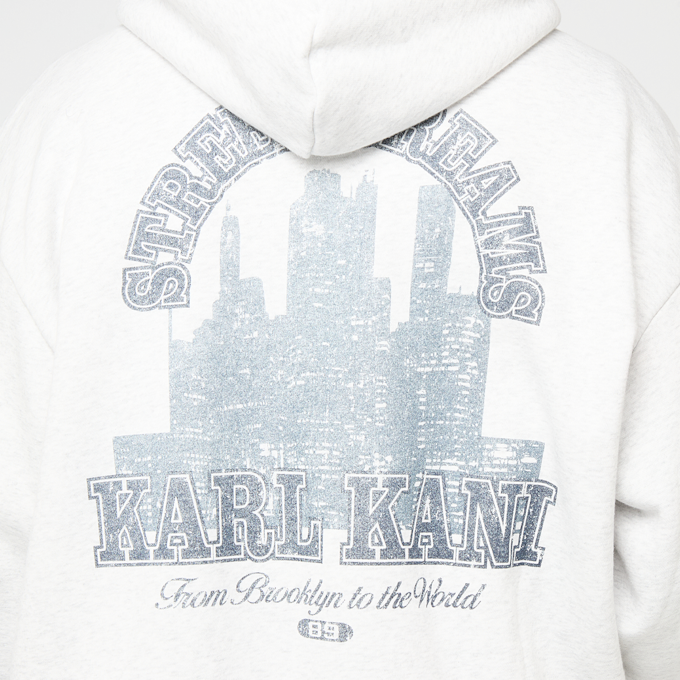 Karl Kani Signature Oversized Zip Hoodie cinzento 96135 3