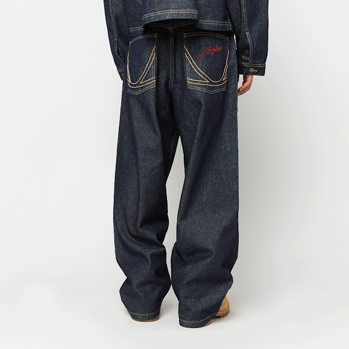 Karl Kani Jeans Rinsed Relaxed Baggy Jeans blauw 96121 2