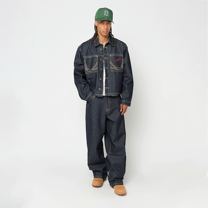 Karl Kani Jeans Rinsed Relaxed Baggy Jeans blauw 96121 5