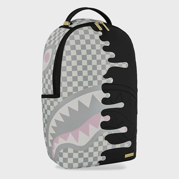 SPRAYGROUND Cream Check Side Drip Backpack grijs 96194 2