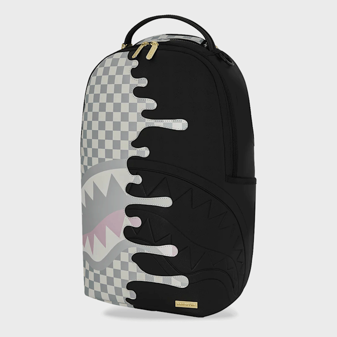 SPRAYGROUND Cream Check Side Drip Backpack grijs 96194 5
