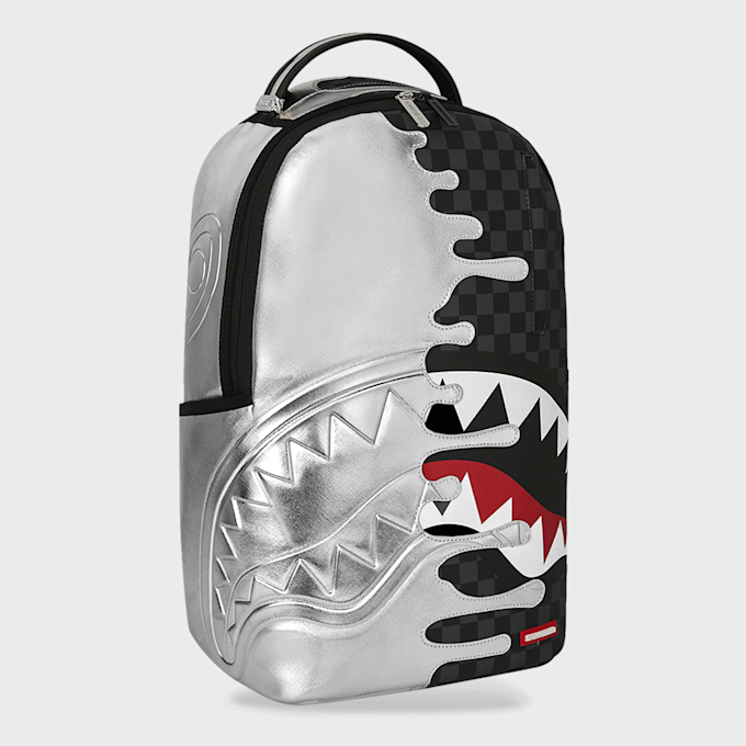 SPRAYGROUND Silver Side Drip Backpack silber 96196 2