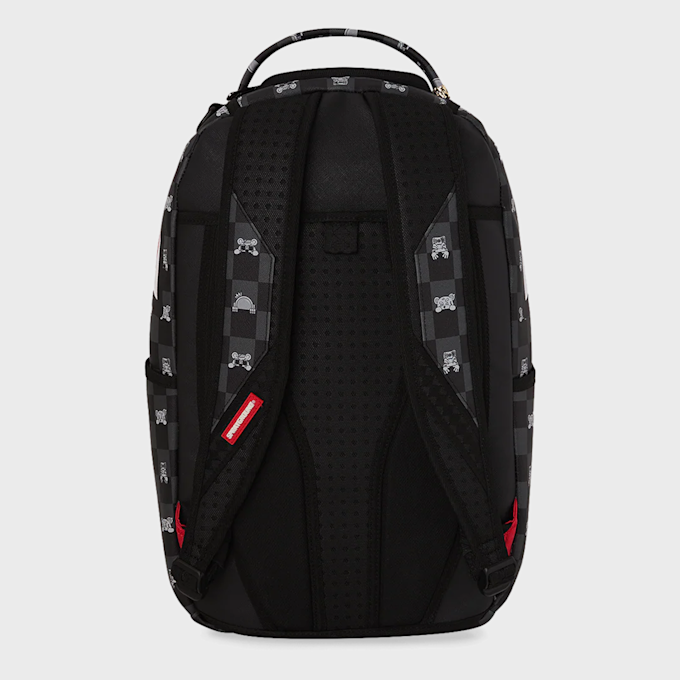 SPRAYGROUND Gray Peeking Character Check Backpack gris 96193 3