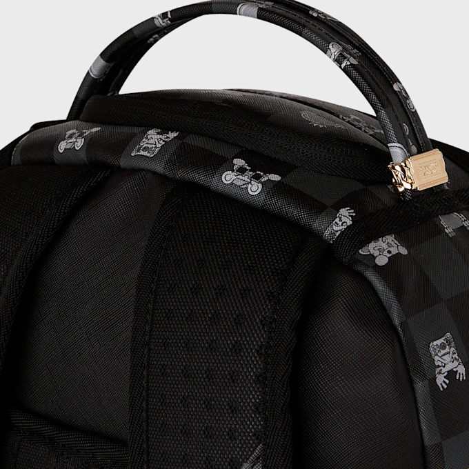 SPRAYGROUND Gray Peeking Character Check Backpack gris 96193 7