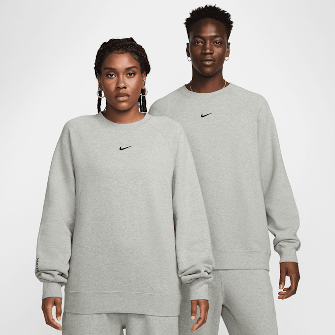 Nike Nocta Fleece CS Crew grau 96220 1