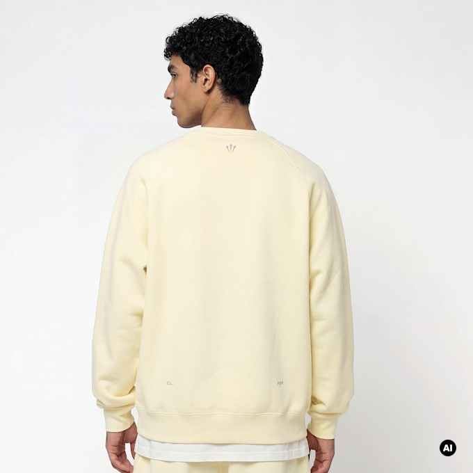 Nike Nocta NRG Nocta CS Crew Fleece jaune 96225 2