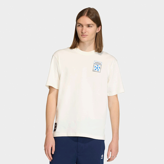 adidas Originals Archive Country Flag Tee Shirt beż 96246 2