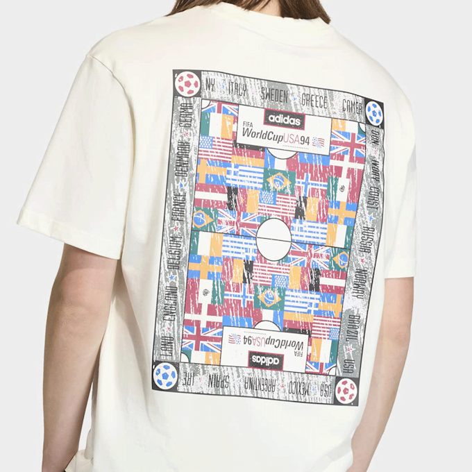 adidas Originals Archive Country Flag Tee Shirt bege 96246 5