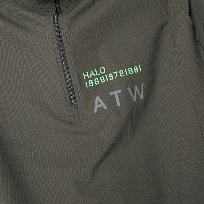 HALO Air Half Zip Shirt zelena 96260 3