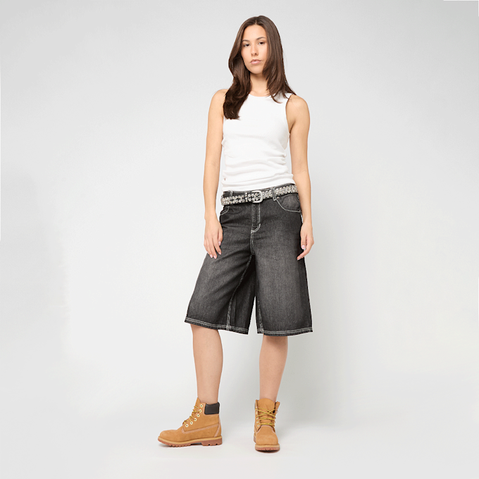 Urban Classics Ladies Denim Bermuda szary 96310 5