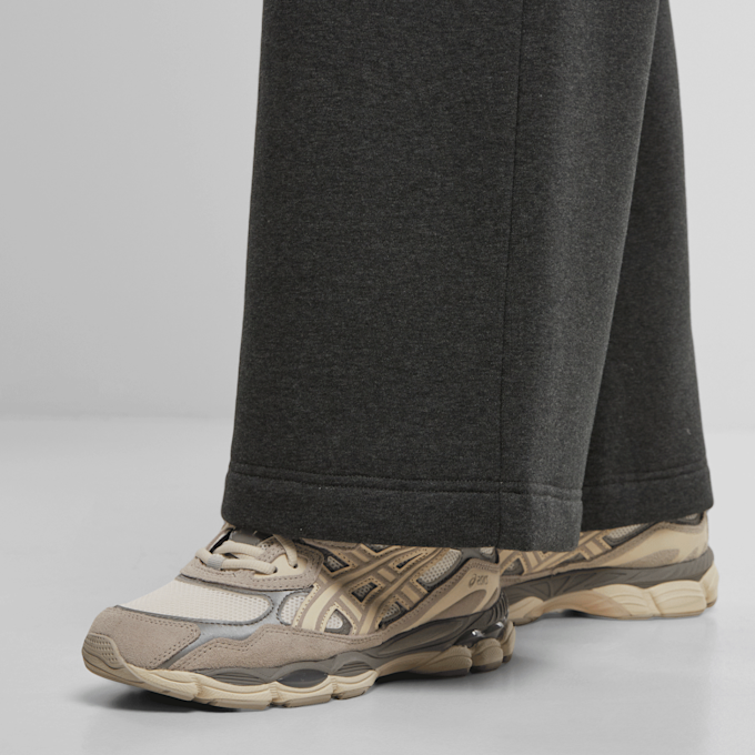 Urban Classics Ladies Fluffy Wideleg Trackpants grijs 96318 3