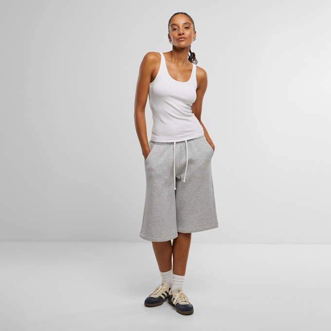 Urban Classics Ladies Sweat Jorts grijs 96322 4
