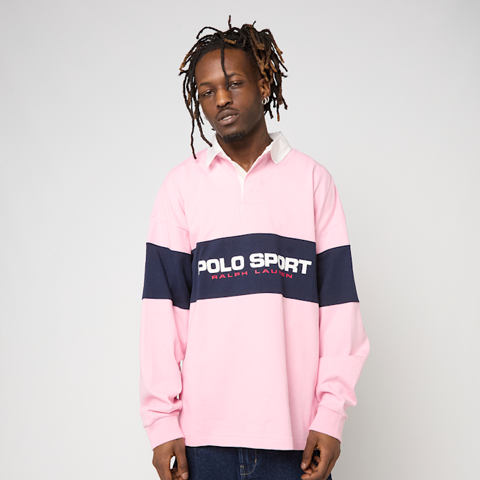 Polo Sport Ralph Lauren Knit-Rugby-Pullover rosa 96344 1