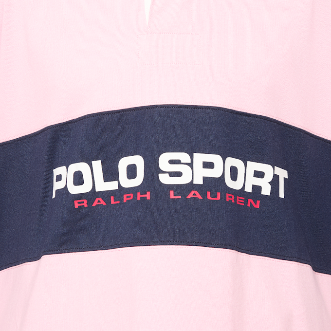 Polo Sport Ralph Lauren Knit-Rugby-Pullover rosa 96344 3
