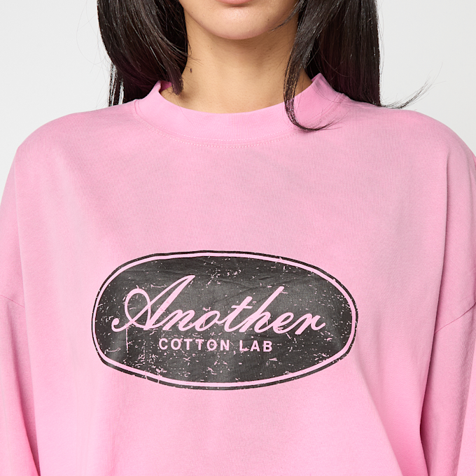 Another Cotton Lab Another Vintage Logo Washed Longsleeve roza 96490 3