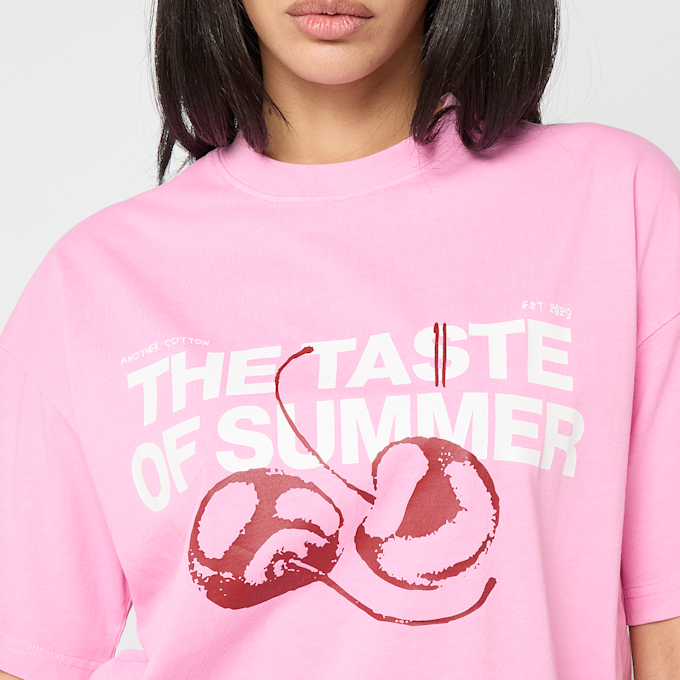 Another Cotton Lab Taste of Summer Washed T-Shirt rosa  96494 3