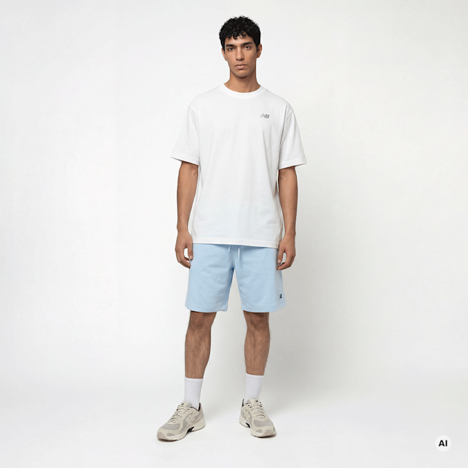 New Balance 9 Inch French Terry Short azul 96441 5