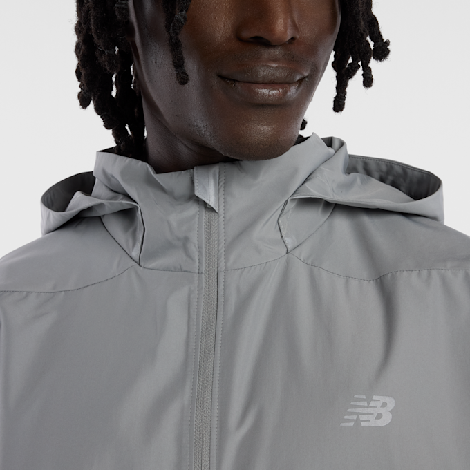 New Balance Elusive Shell Jacket siva 96466 3