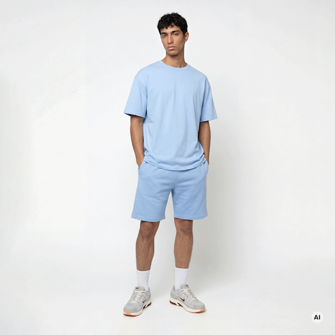 Urban Classics Heavy Oversized Tee niebieski 96530 3