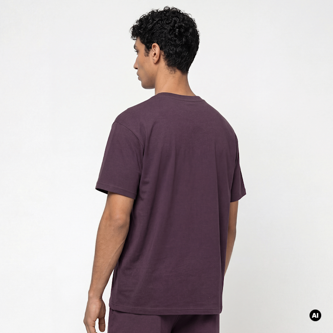 Urban Classics Heavy Oversized Tee violeta 96531 2