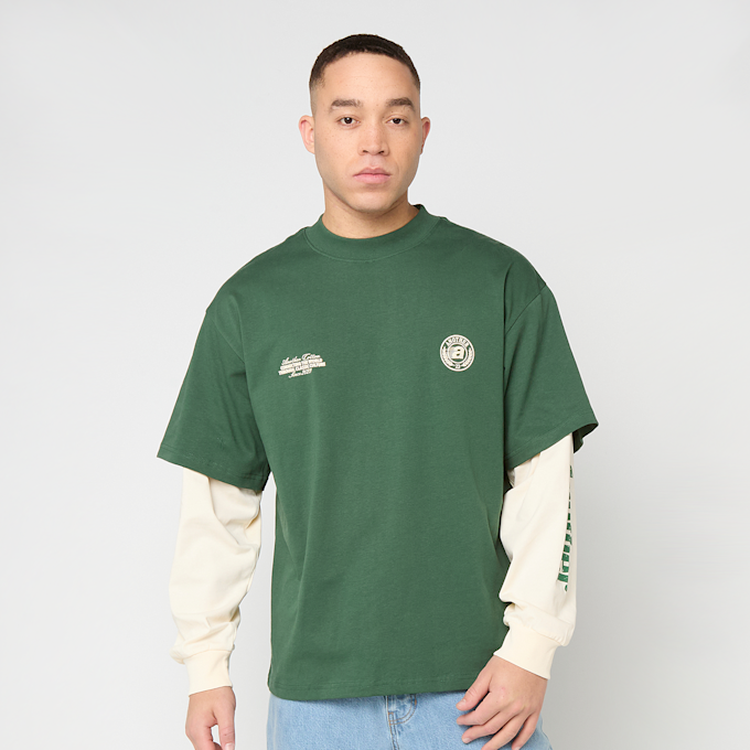 Another Cotton Lab Sunday Miles Double Layer Longsleeve vert 96551 2