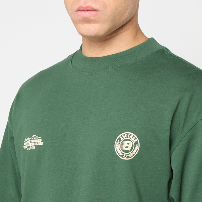 Another Cotton Lab Sunday Miles Double Layer Longsleeve verde 96551 3