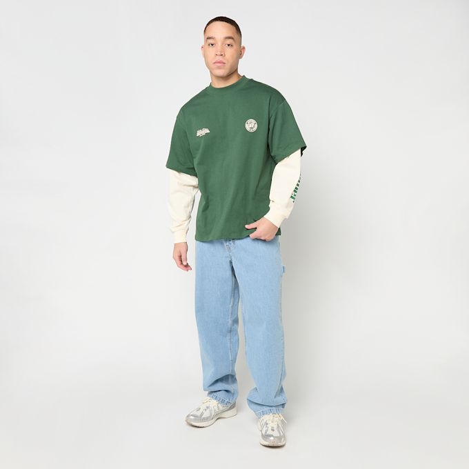 Another Cotton Lab Sunday Miles Double Layer Longsleeve vert 96551 7