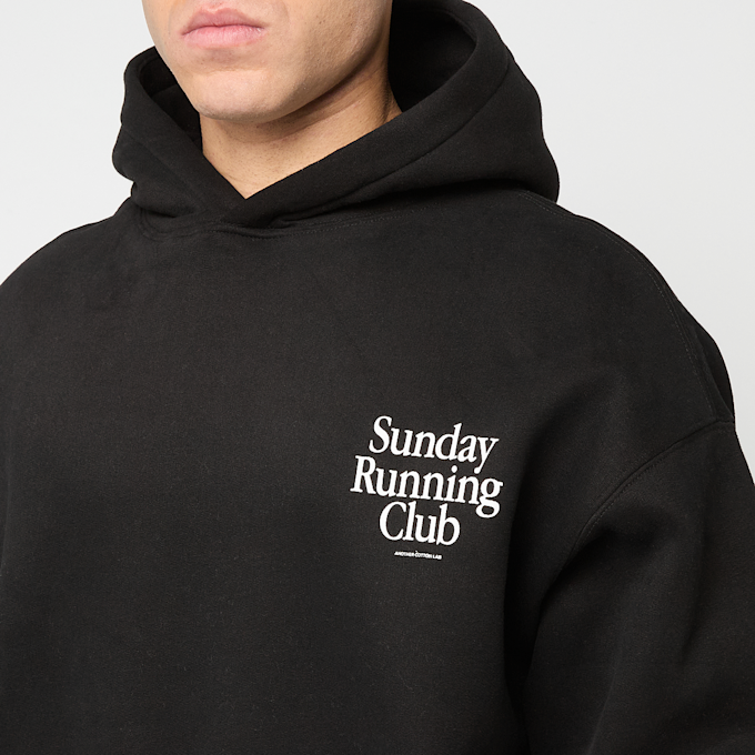 Another Cotton Lab Sunday Running Club Oversized Hoodie czarny 96554 3