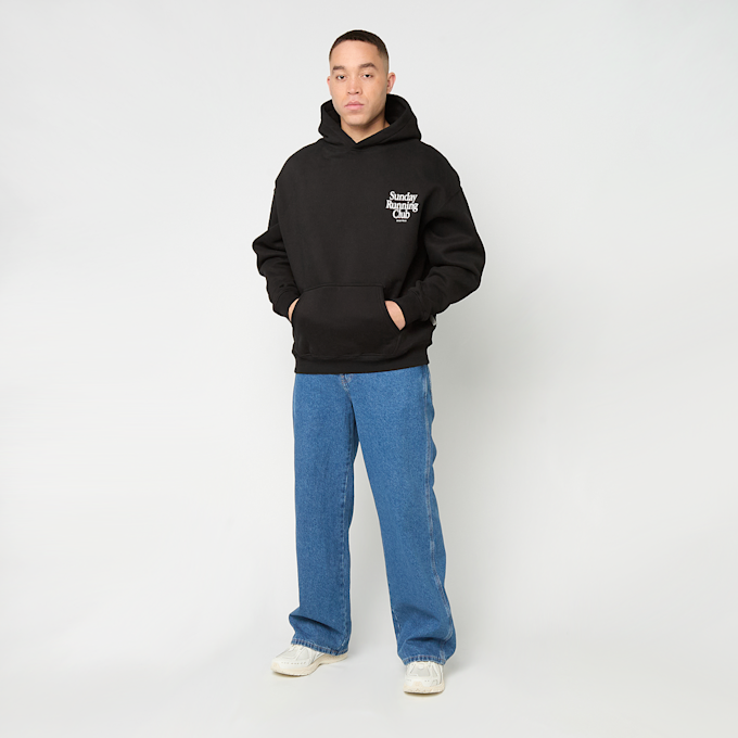 Another Cotton Lab Sunday Running Club Oversized Hoodie czarny 96554 5