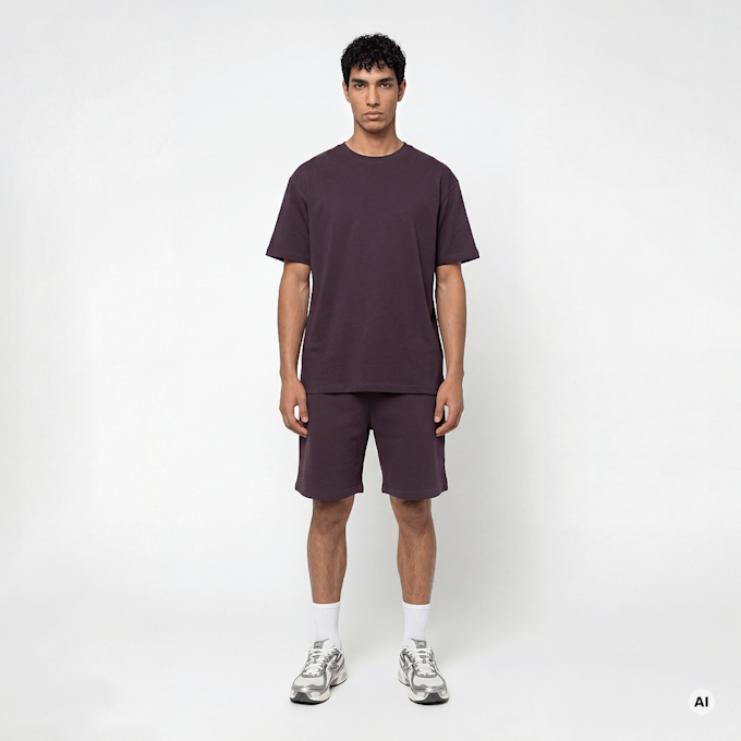 Urban Classics New Shorts fioletowy 96557 4