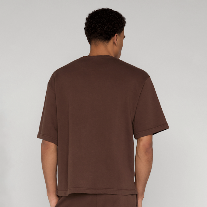 Urban Classics Heavy Washed Boxy Tee marrone 96564 2