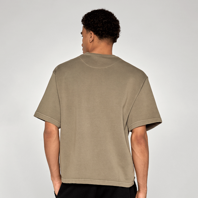 Urban Classics Heavy Washed Boxy Tee zelena 96566 2