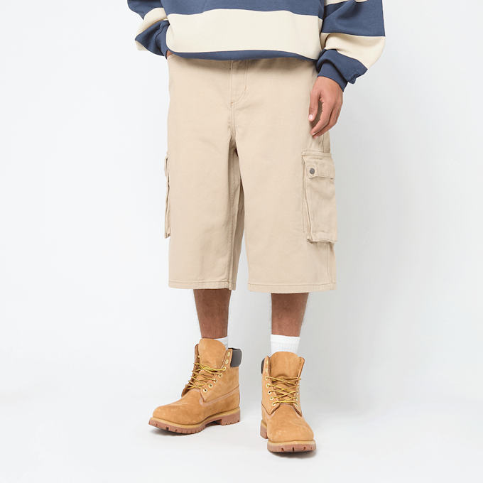 Urban Classics Washed Workwear Cargo Shorts beż 96585 1