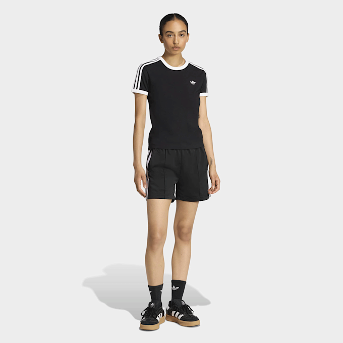 adidas Originals 3 Stripes Slim Tee noir 96628 5