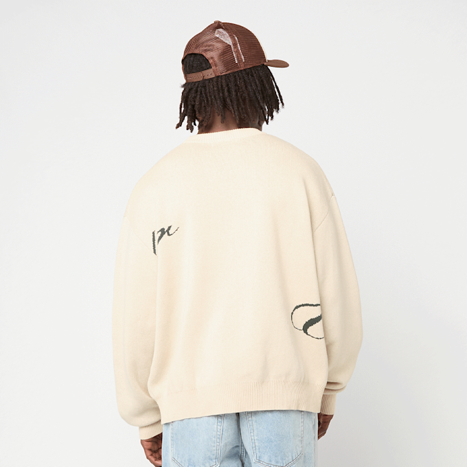 Another Cotton Lab SIGNATURE KNIT SWEATER black beige 96717 2