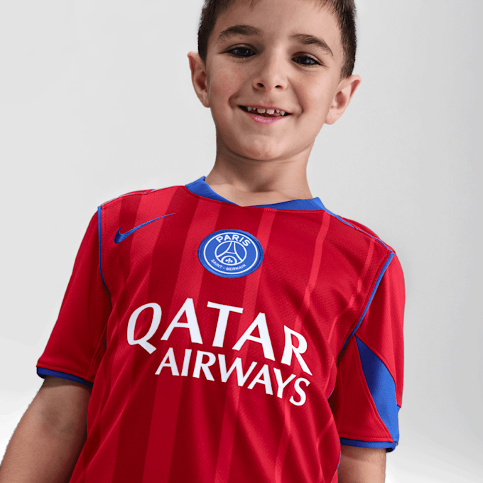 Nike   Dembélé / No. 10 / PSG Nike Third Stadium 2025/26 rood 96696 4