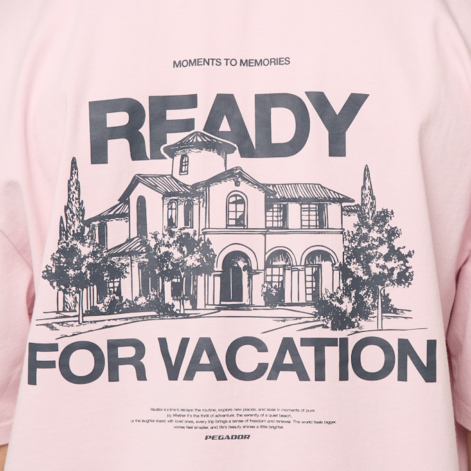 Pegador Bovec Oversized Tee różowy 96708 4