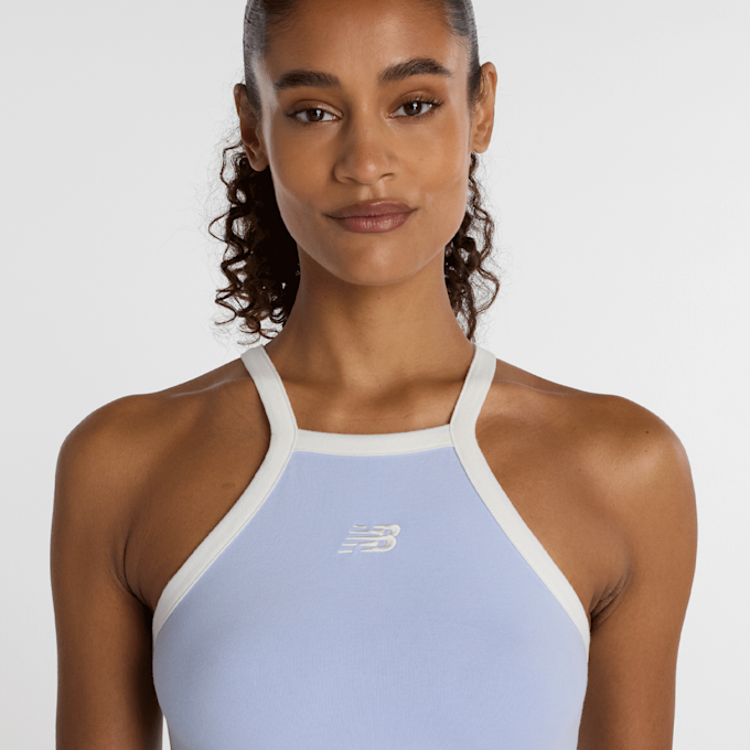 New Balance Cotton Racer Tank violeta 96894 3